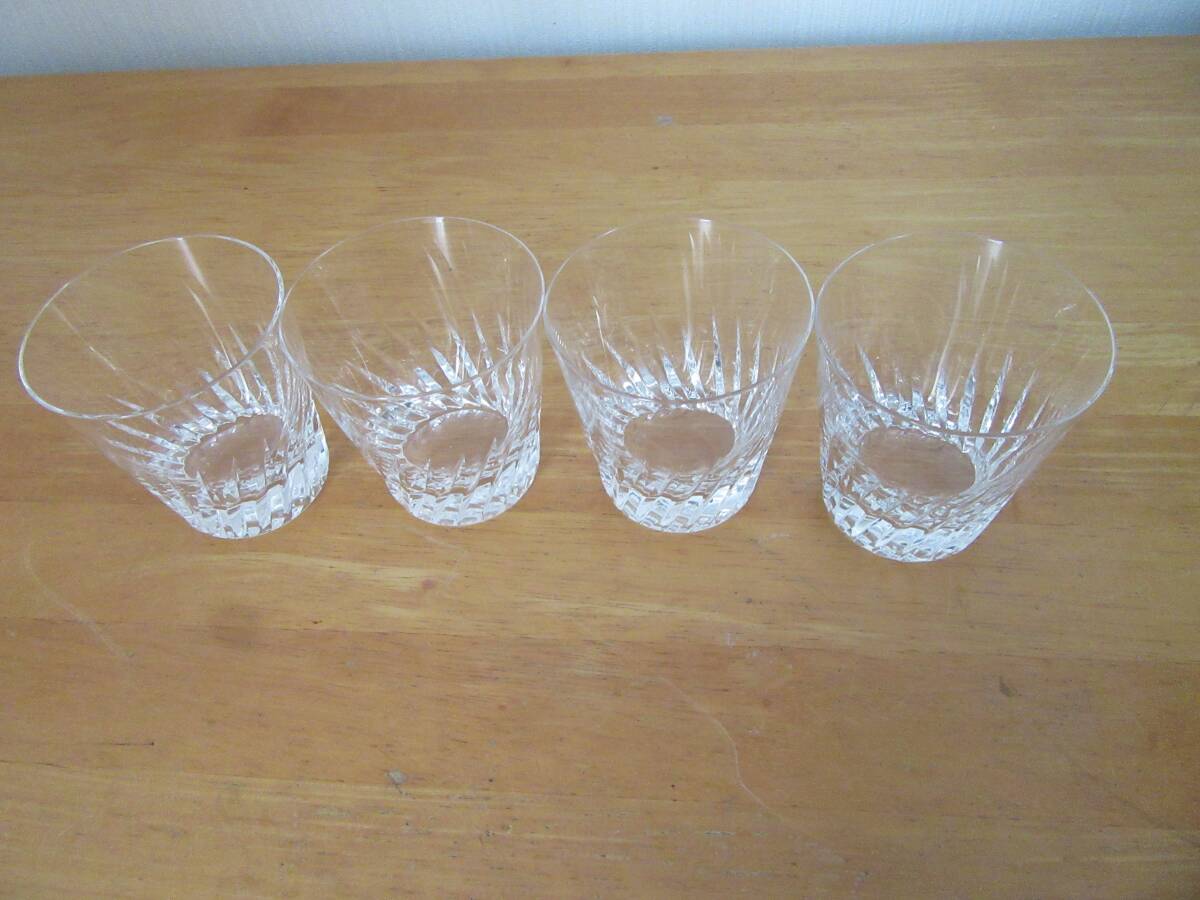 ★ガラス★硝子★小さめのグラス 4個セット★コップ★ヴィンテージ★インテリア★オブジェ★昭和レトロ☆未使用☆拍卖