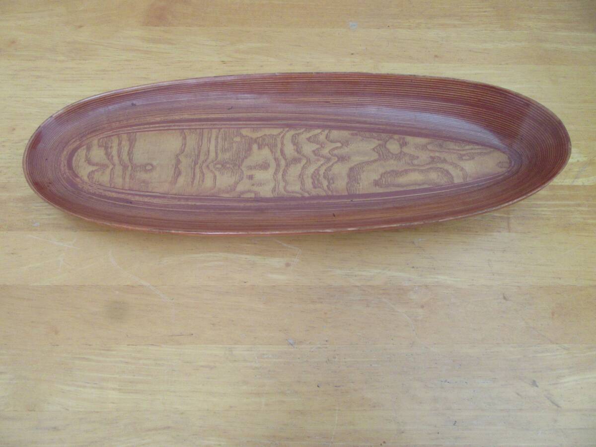 ★一人用盆★ランチョンマット★楕円形 お盆★トレイ★小物置き★和食器★おぼん★ランチ カフェ トレー☆使用回数少☆拍卖