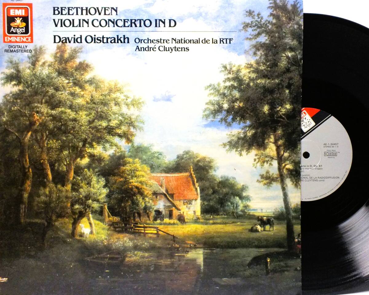 LP AE 34457 輸入盤【ヴァイオリン】オイストラフ クリュイタンス ベートーヴェン ヴァイオリン協奏曲 【8商品以上同梱で送料無料】2503拍卖