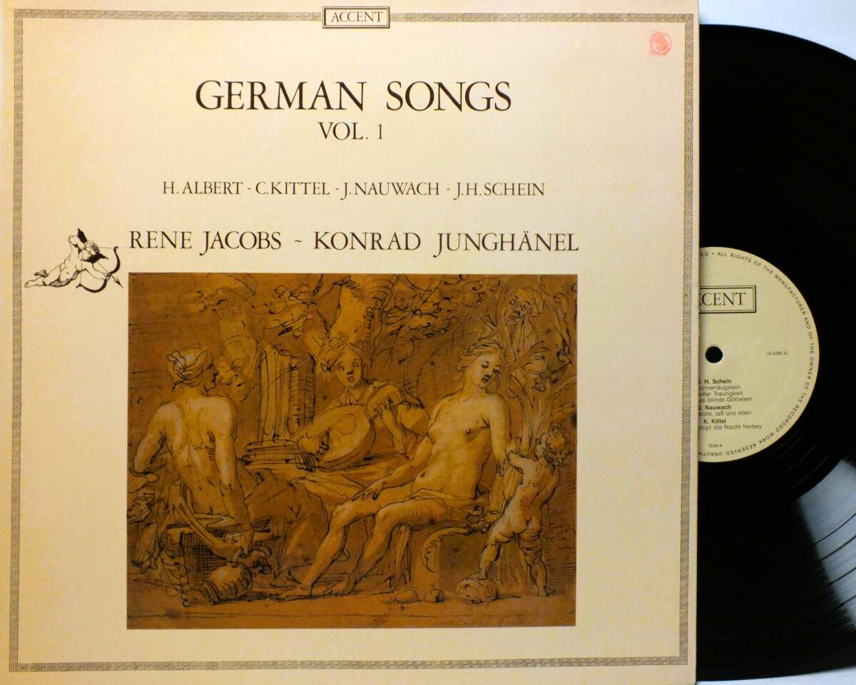 LP ACC 8015 輸入盤【リュート】コンラート・ユングヘネル ルネ・ヤーコプス GERMAN SONGS VOL.1 【8商品以上同梱で送料無料】2503拍卖