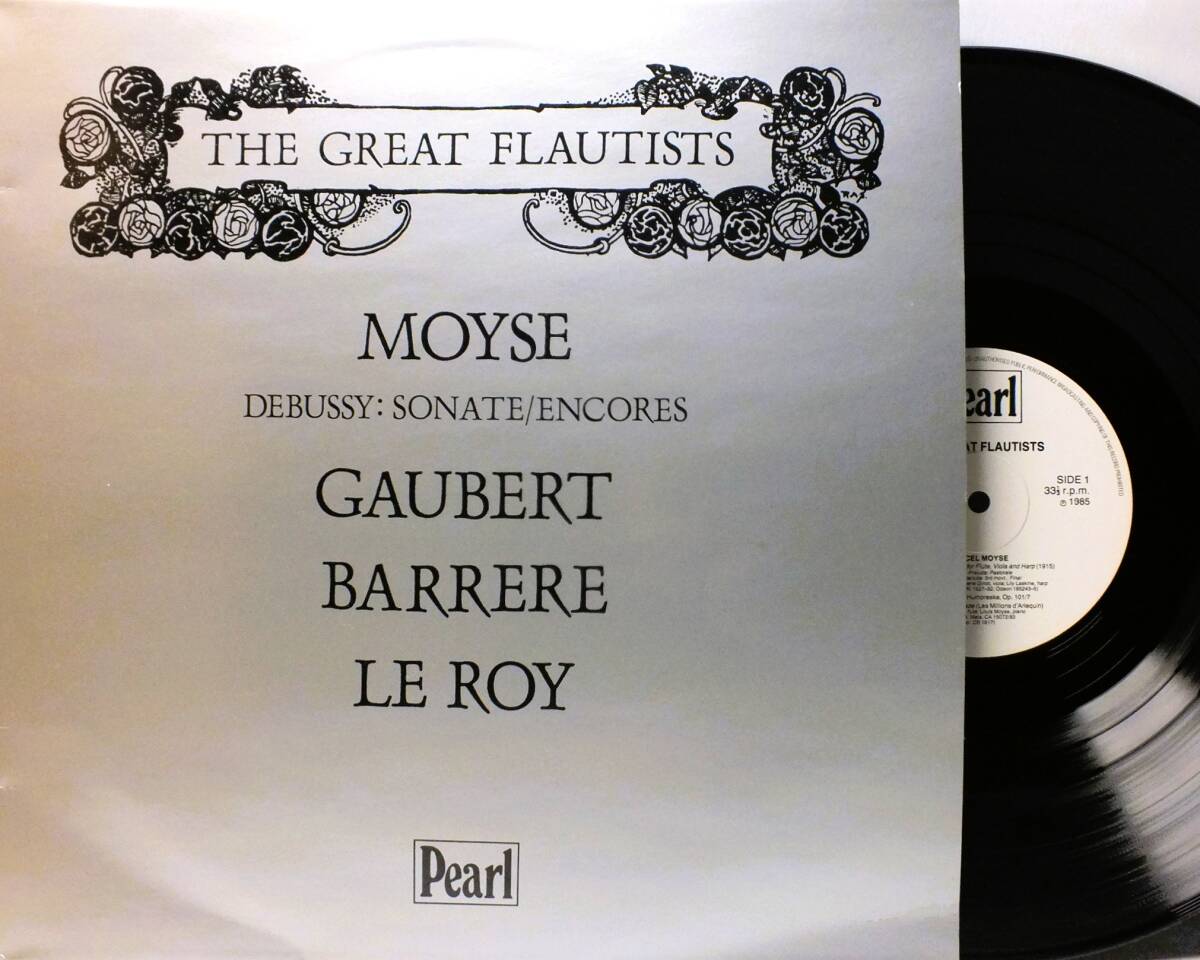 LP GEMM 284 輸入盤【フルート】マルセル・モイーズ ゴーベール ルネ・ルロワ ジョルジュ・バレール 【8商品以上同梱で送料無料】2503拍卖