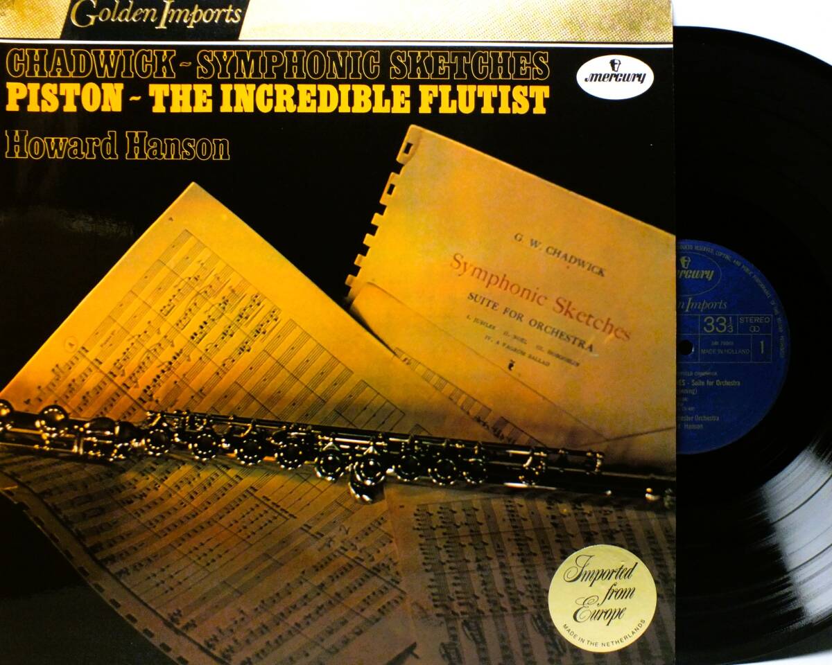 LP SRI 75050 輸入盤 ハワード・ハンソン チャドウィック SYMPHONIC SKETCHES 【8商品以上同梱で送料無料】2503拍卖