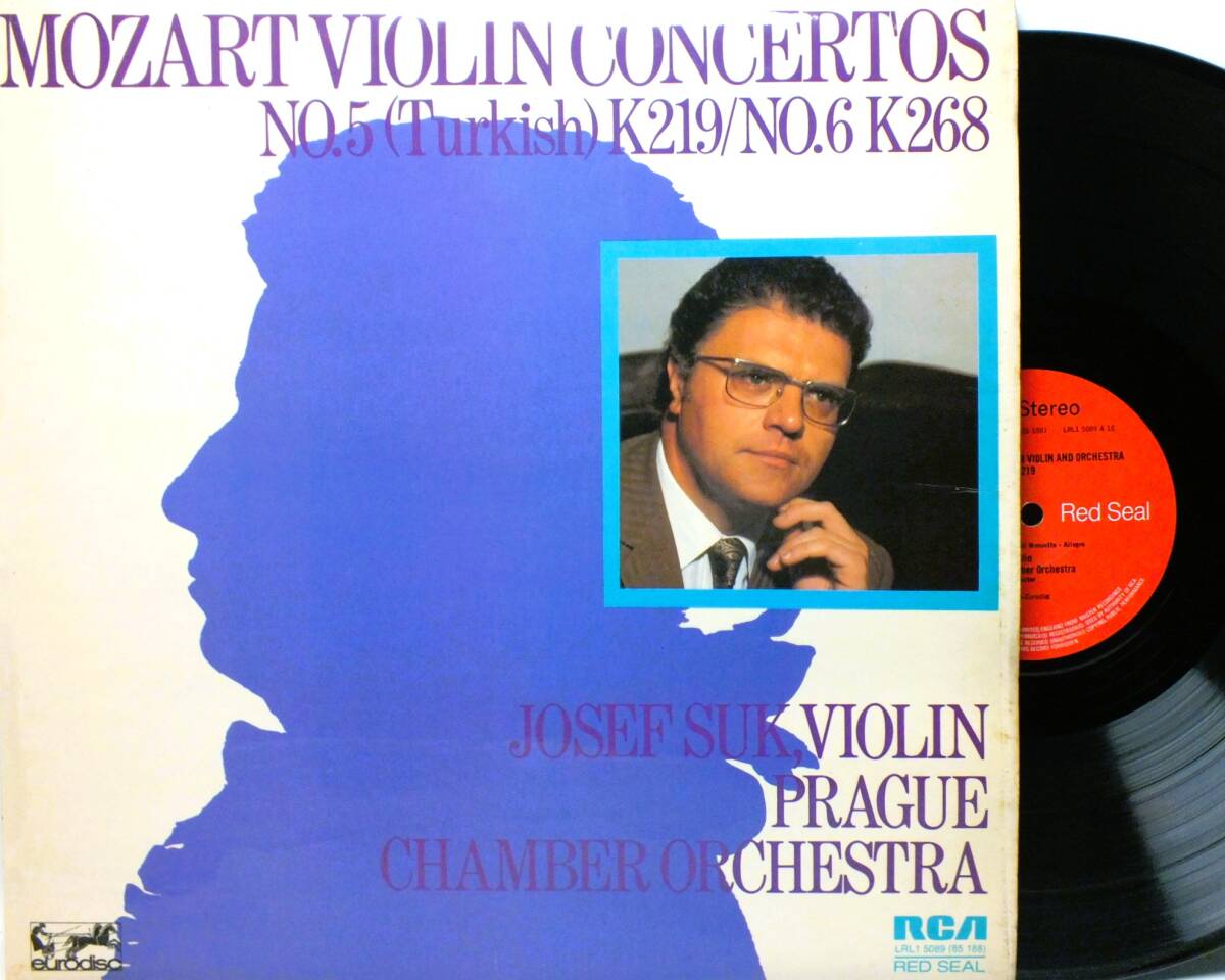 LP LRL1 5089 輸入盤【ヴァイオリン】ヨセフ スーク モーツァルト ヴァイオリン協奏曲 プラハ室内管弦楽団【8商品以上同梱で送料無料】2503拍卖