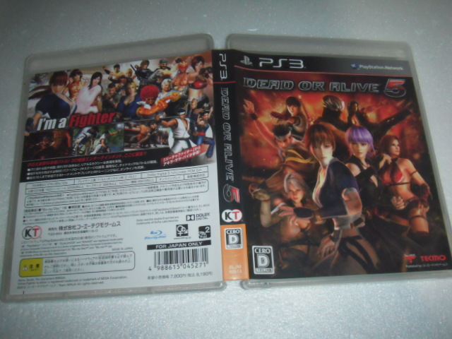 中古 PS3 DEAD OR ALIVE 5 デッド オア アライブ 5 動作保証 同梱可拍卖