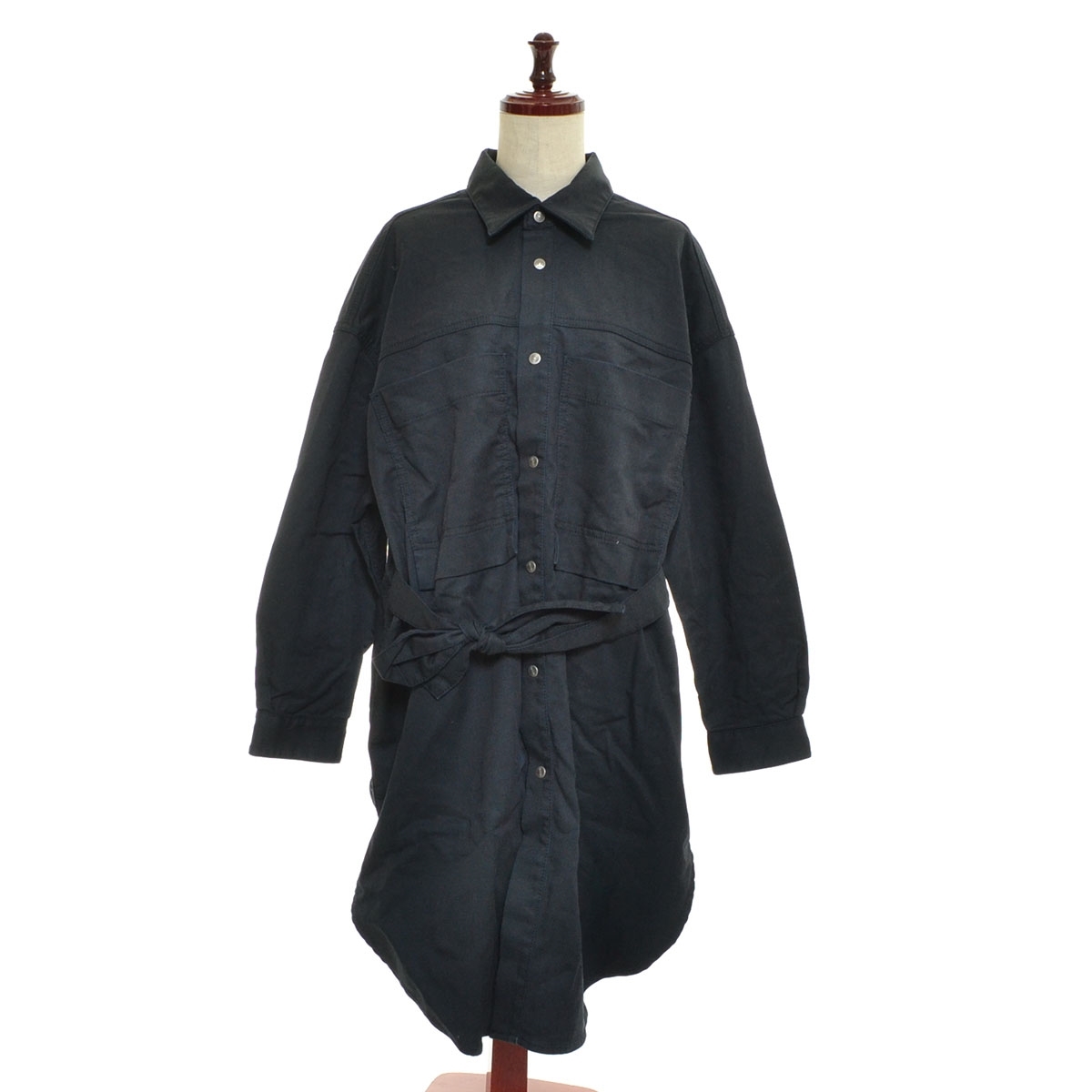 □535509 DIESEL ディーゼル ◯ロングシャツワンピース D-BABLYX-SP-NE JOGGJEANS COAT A02828 サイズXXS ジョグジーンズコート レディース拍卖