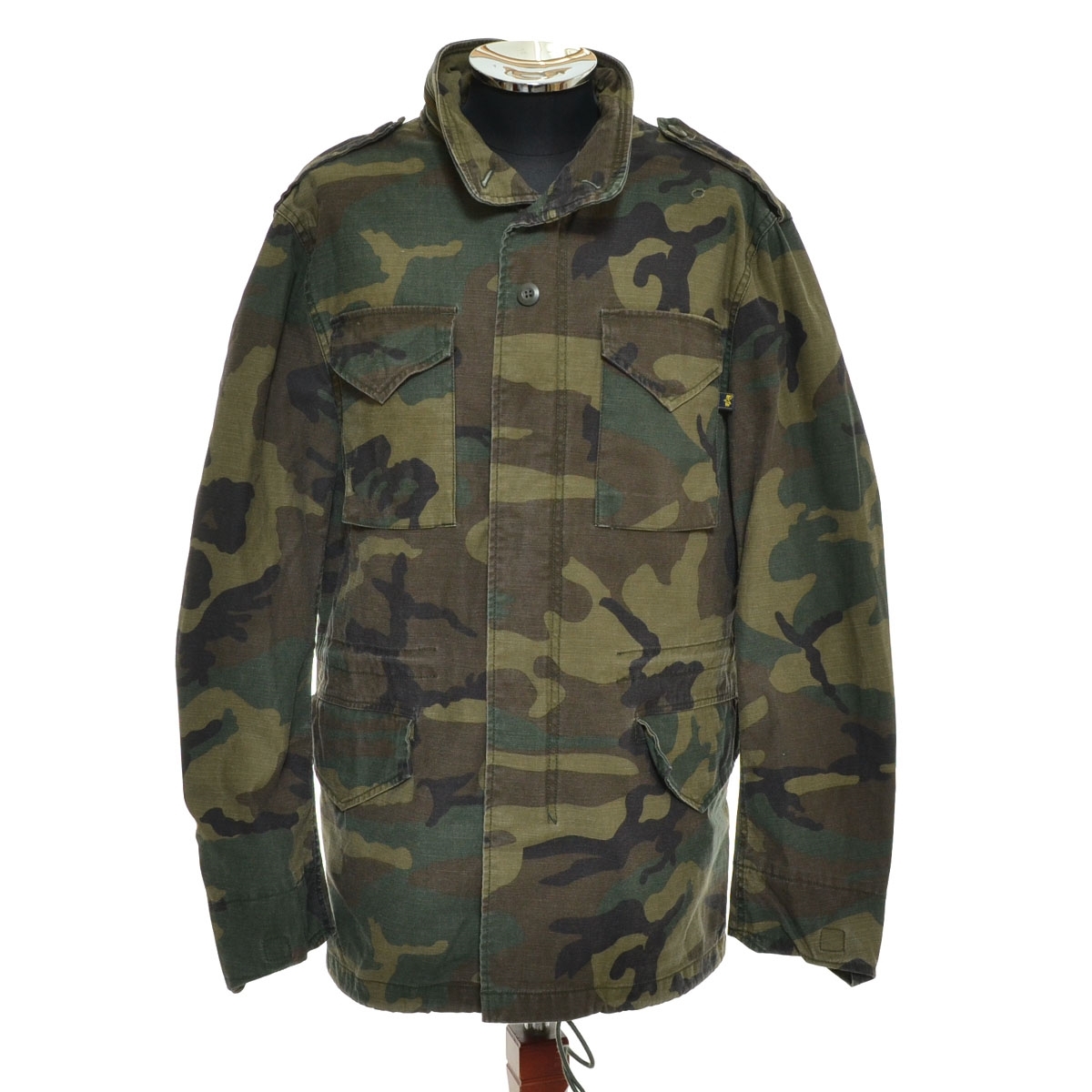 ●539582 ANTI SOCIAL SOCIAL CLUB × ALPHA ●フィールドジャケット M-65 Field Coat サイズL メンズ グリーン拍卖