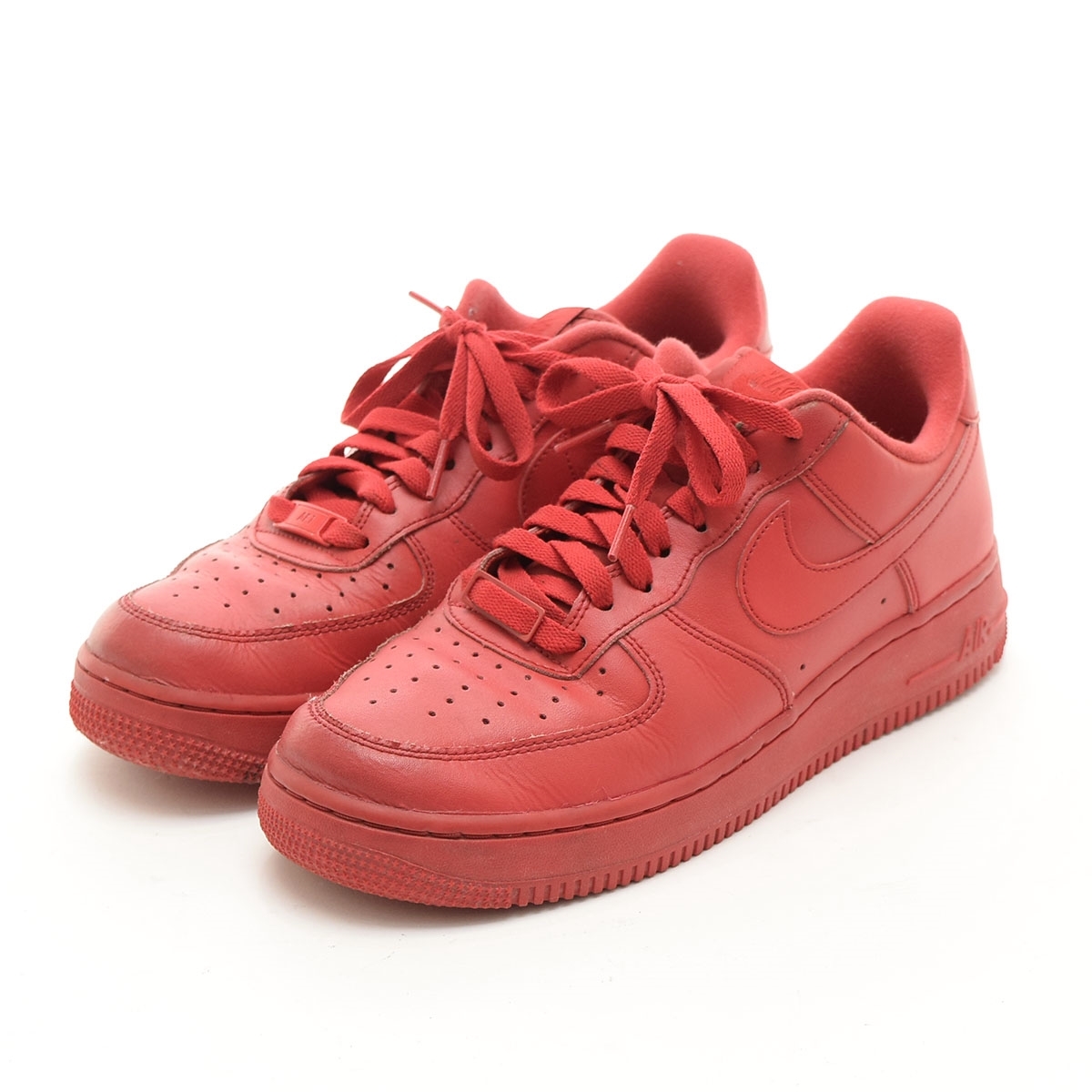 ●541148 NIKE ナイキ ○スニーカー A IR FORCE 1 '07 LV8 エアフォース1 CW6999-600 サイズ26.0cm メンズ レッド拍卖