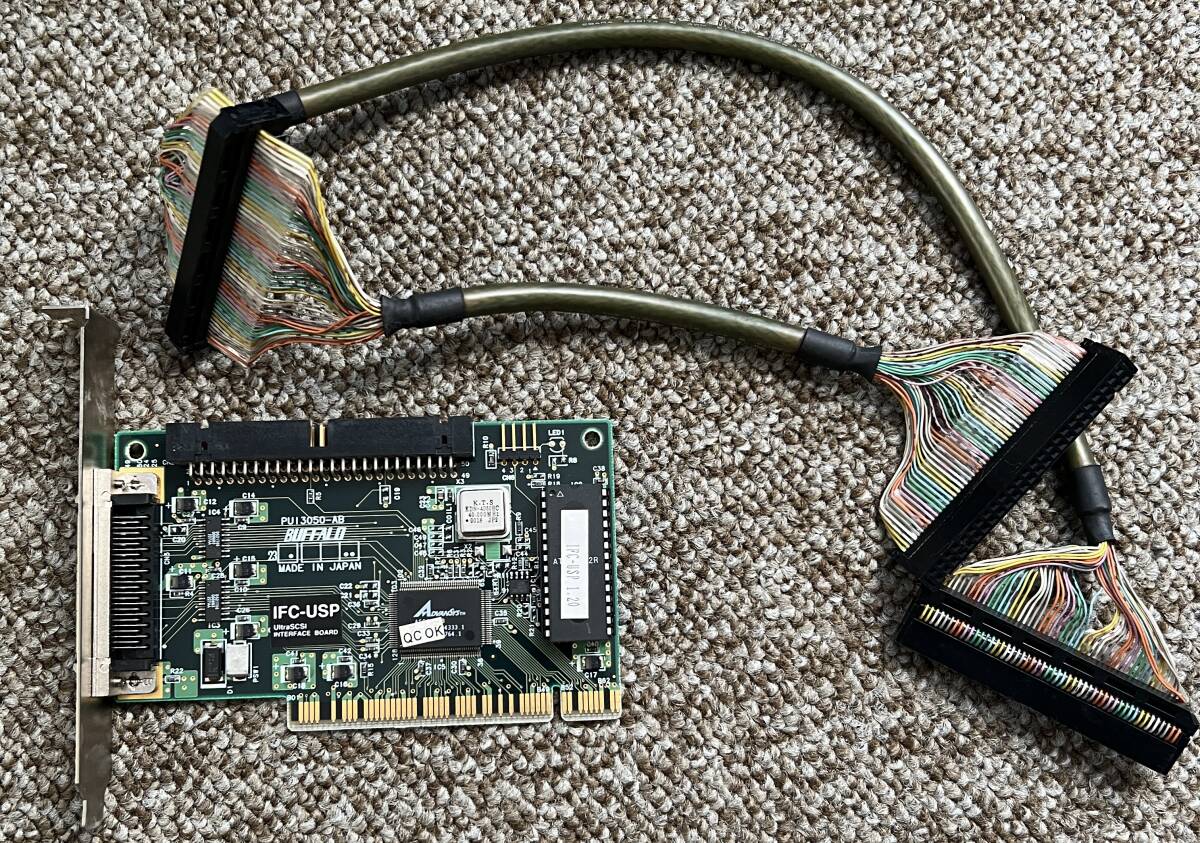 BUFFALO IFC-USP Ultra SCSIインターフェースボード ケーブル付属拍卖