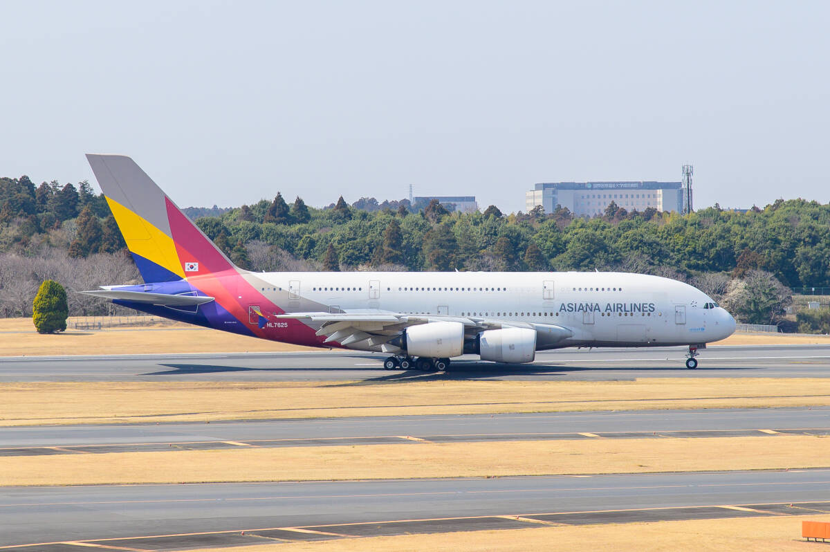 飛行機 デジタル 画像 A380 アシアナ航空 4拍卖