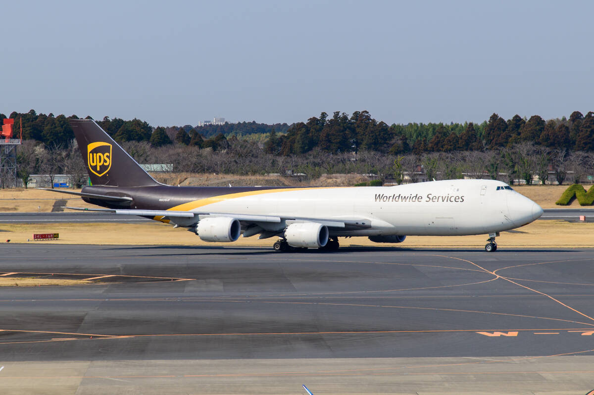飛行機 デジタル 画像 ボーイング747 UPS航空 3拍卖