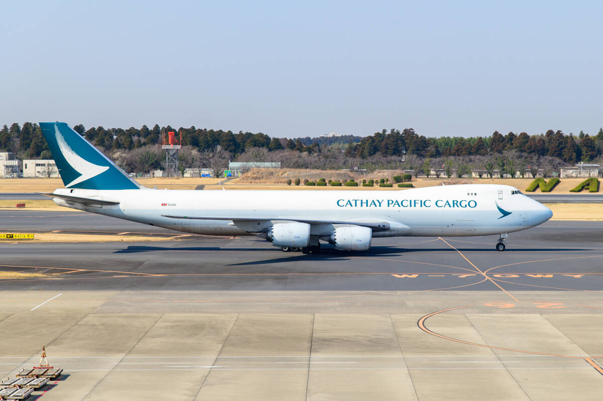 飛行機 デジタル 画像 ボーイング747 キャセイパシフィック航空 カーゴ 4拍卖