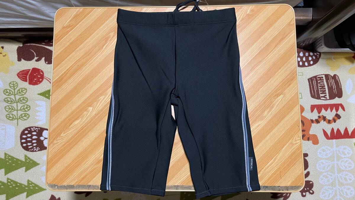 新品!MIZUNO スイムウエア 85ML-35890 S ブラック×シルバー拍卖