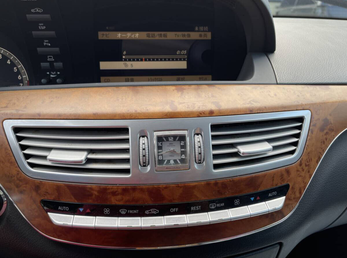 ベンツ Sクラス W221 AMG車純正 IWCウォッチ 時計 検索 S63 S65 マイバッハ ブラバス ロリンザー 内装 W124 E500E W216 CL63 CL65 R129 SL拍卖