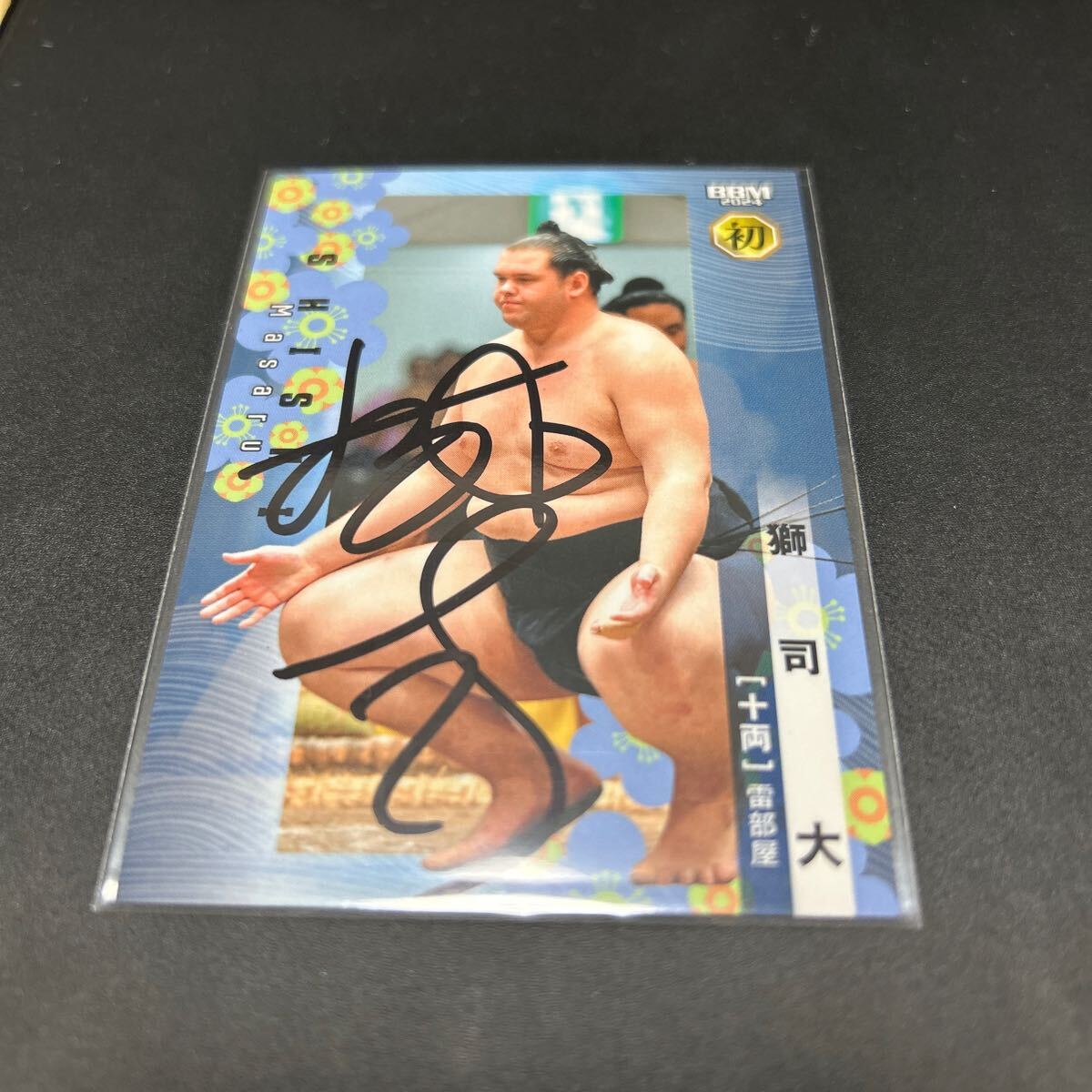 BBM 2024 大相撲 相撲 サインカード 獅司大拍卖