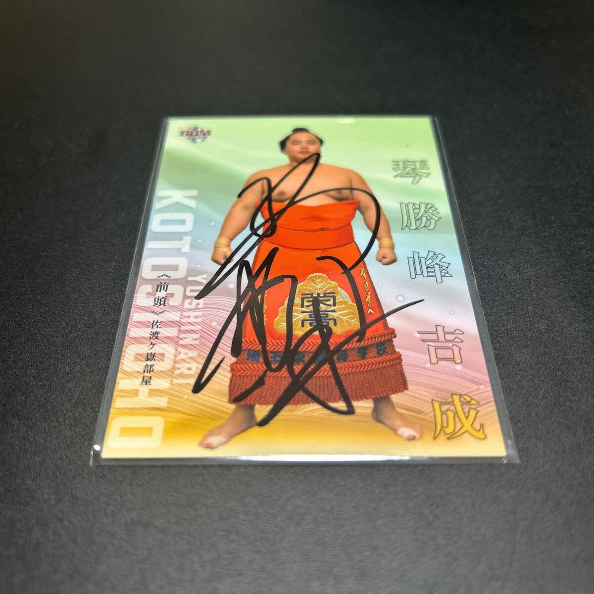 BBM 2021 大相撲 相撲 琴勝峰吉成 サインカード 拍卖