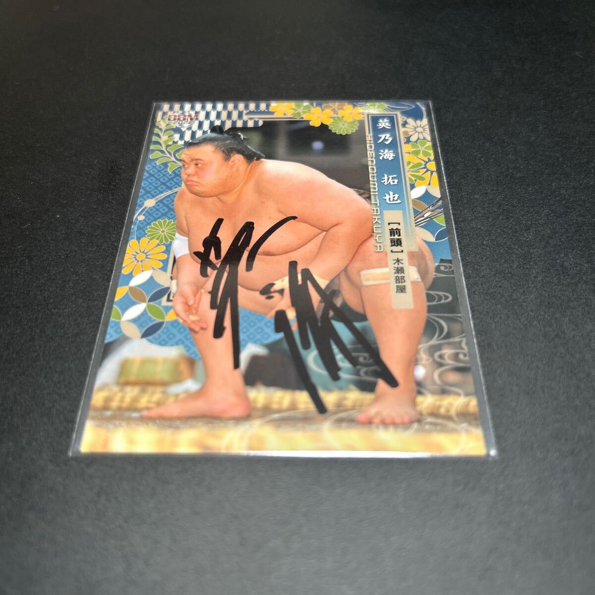 BBM 2022 大相撲 相撲 英乃海拓也 サインカード 拍卖