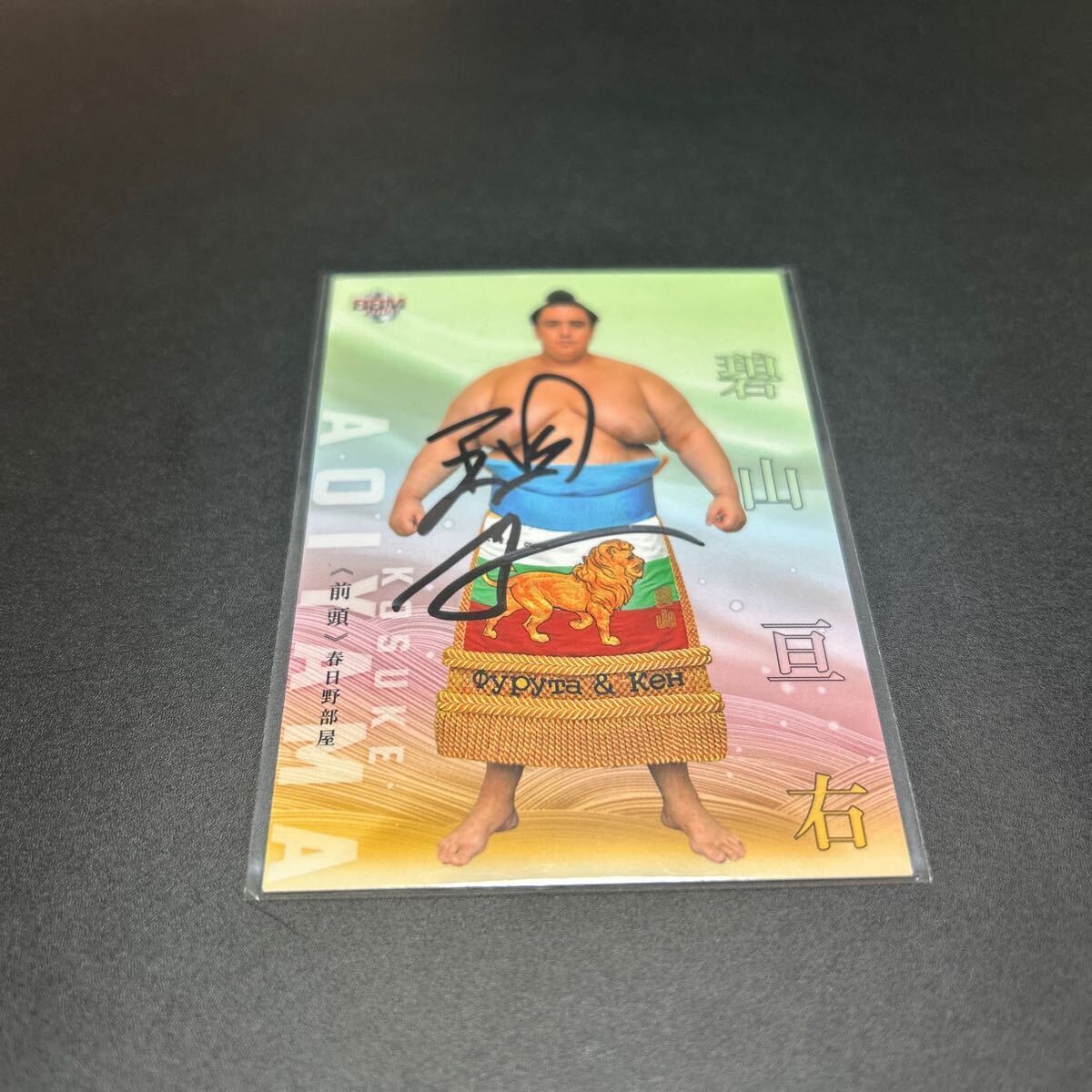 BBM 2021 大相撲 相撲 碧山亘右 サインカード 拍卖