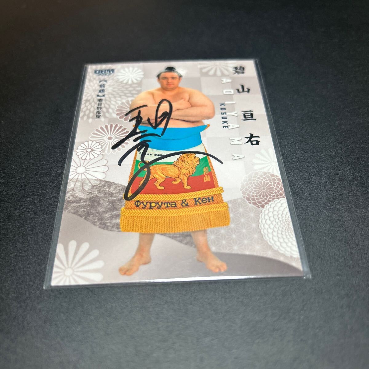 BBM 2023 大相撲 相撲 碧山亘右 サインカード 拍卖