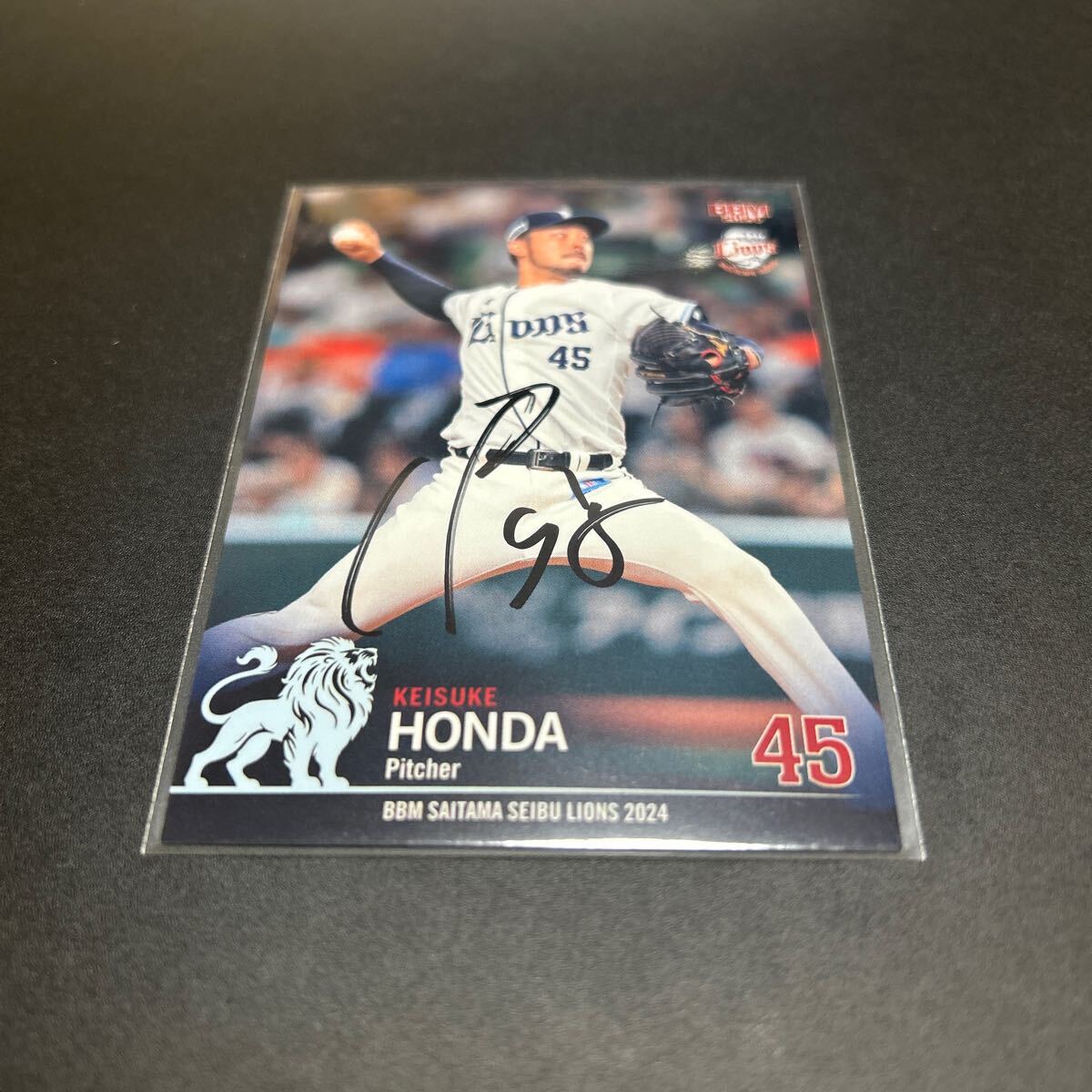BBM EPOCH 2024 埼玉西武ライオンズ 本田圭佑 直筆サインカード拍卖