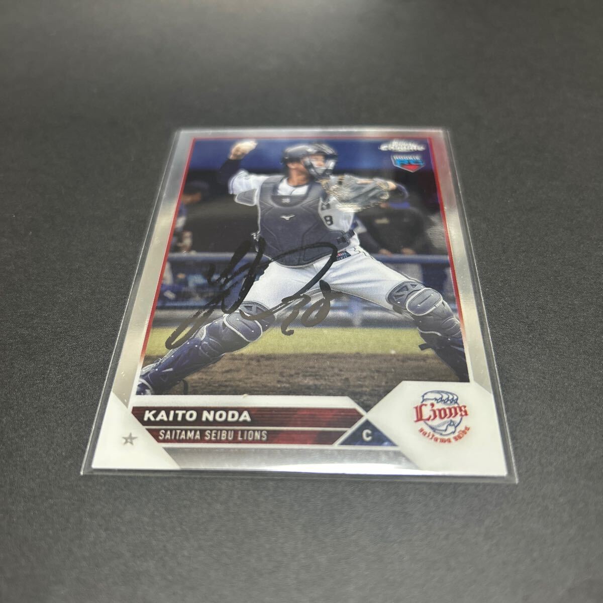 BBM EPOCH topps 2023 埼玉西武ライオンズ 野田海人 直筆サインカード拍卖