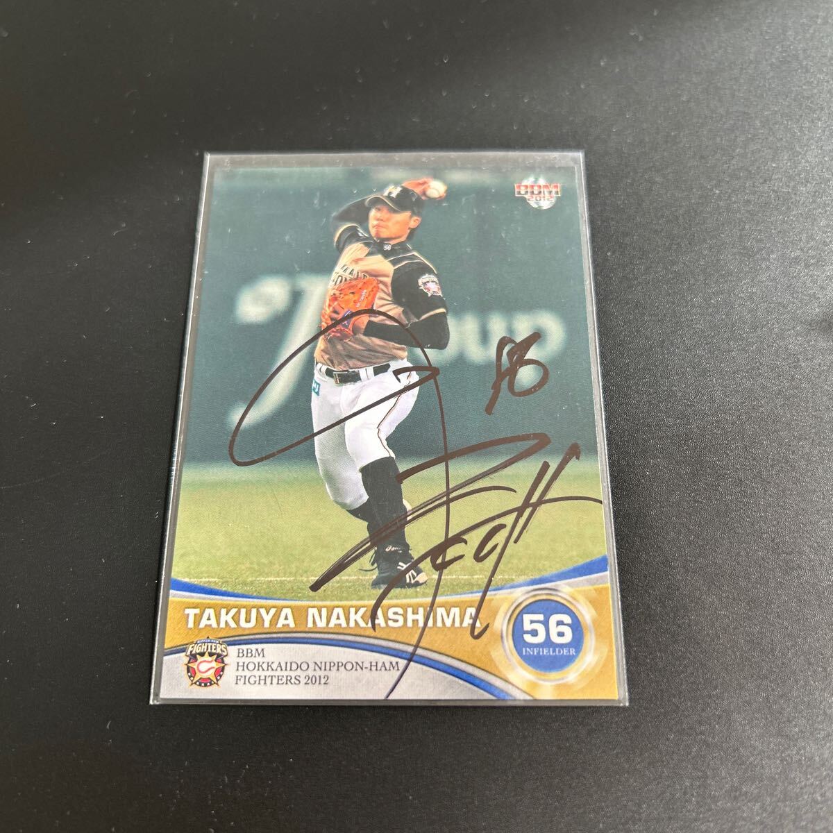 BBM EPOCH 2012 北海道日本ハムファイターズ 中島卓也 直筆サインカード拍卖