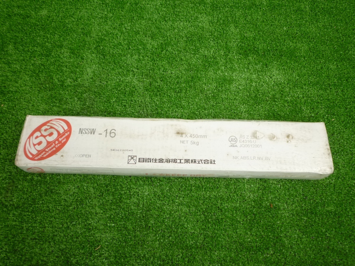 未使用品【日鉄住金】 NSSW-16 溶接棒 4×450mm 5kg拍卖