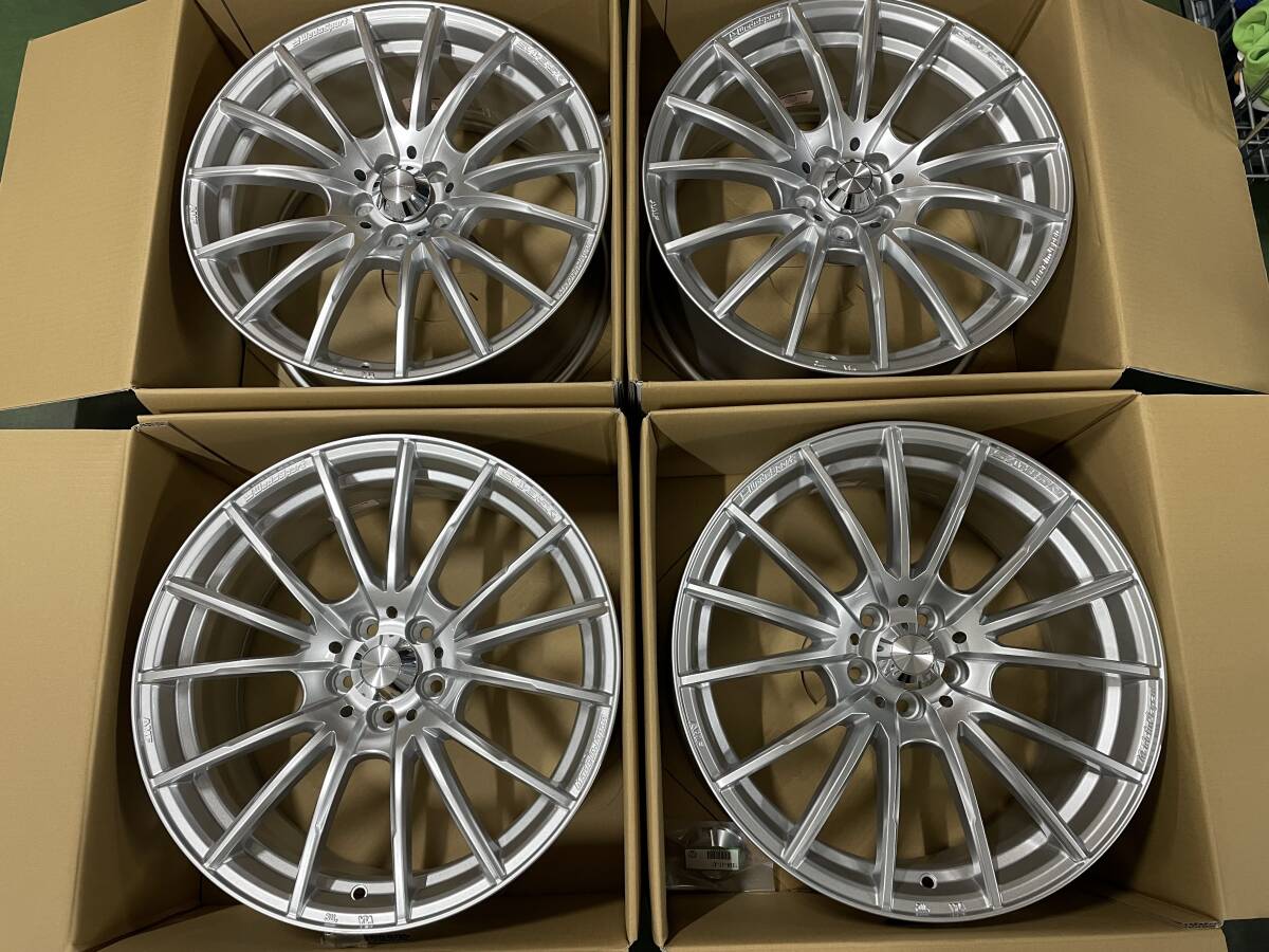 新品 WEDS ウェッズスポーツ SA35R 18x7.5+45 5/114.3 シルバー カムリ CHR アコード レヴォーグ スイフトスポーツ ZC33S 4本セット在庫有拍卖