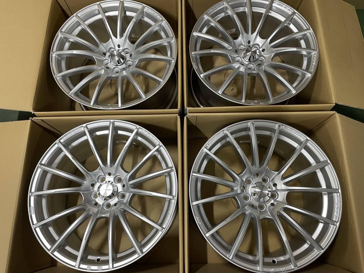 新品 WEDS ウェッズスポーツ SA35R 18x9.5+38 5/114.3 シルバー WRX STI VAB 6ポット車も対応 WRX S4 VAG チューナーサイズ4本セット在庫有拍卖