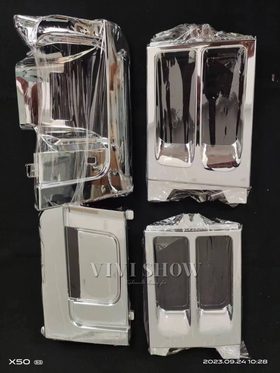 新品 日産UD クオン メッキ バンパー グリル ガーニッシュ 4点セット デコトラ sto042拍卖