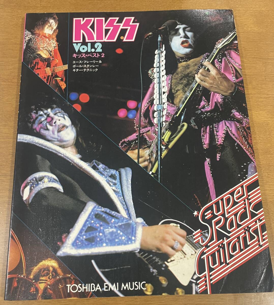 ★ KISS キッス ベスト VOL.2 ギタースコア 楽譜 タブ譜 エースフレーリー ポールスタンレー拍卖