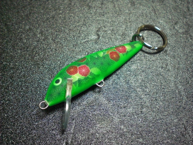 ラパラ CD-7 キーホルダー グリーン 2020フィッシングショー大阪限定ルアー拍卖