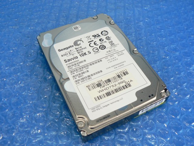 1DOK // NEC N8150-304 600GB 2.5インチ SAS 10K(10000)rpm 6Gb/s Seagate Savvio 10K.5 ST9600205SS//NEC Express5800/R120b-2取外//在庫3拍卖