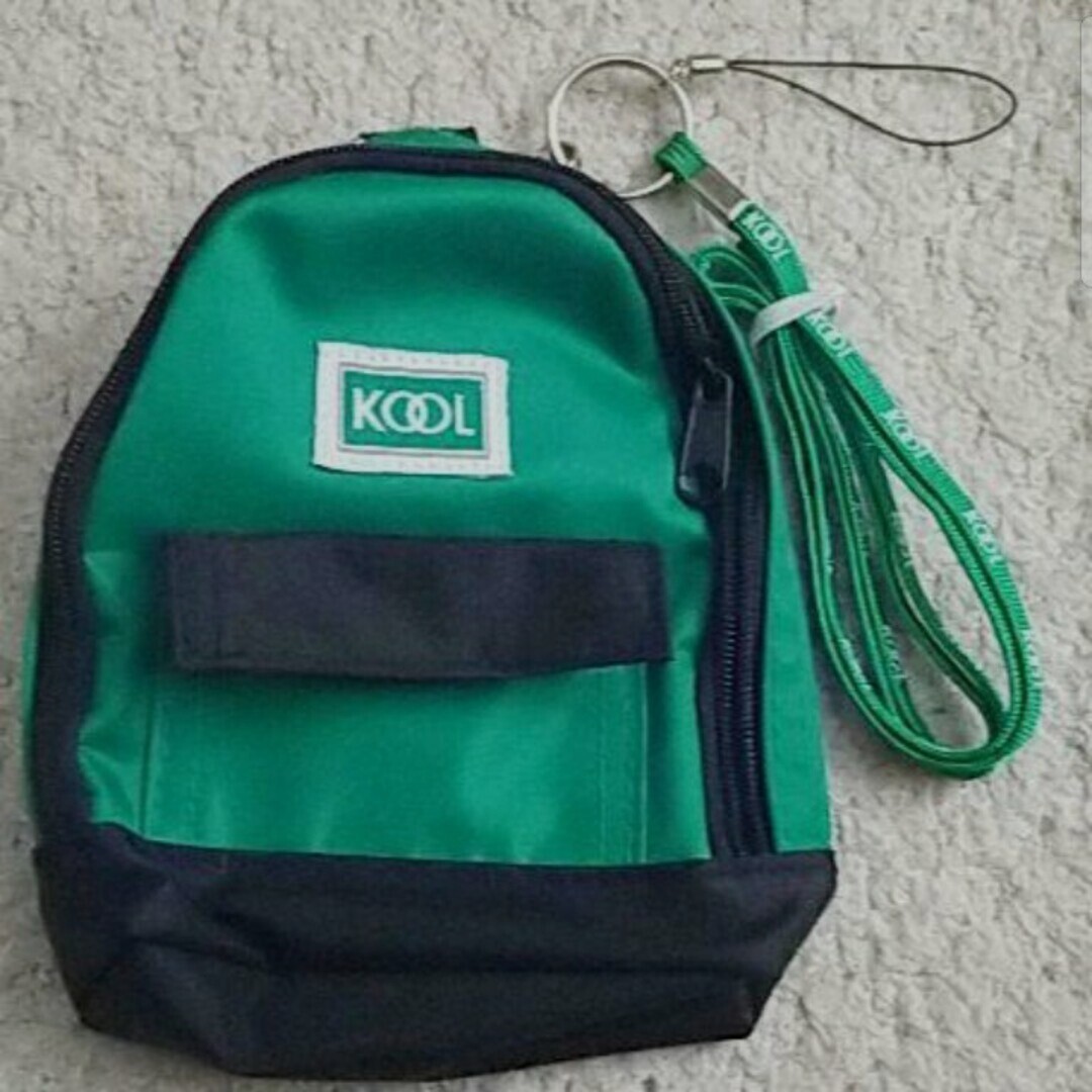 【未使用】KOOL『ミニリュック』緑色《ノベルティグッズ》小物入れに最適!拍卖