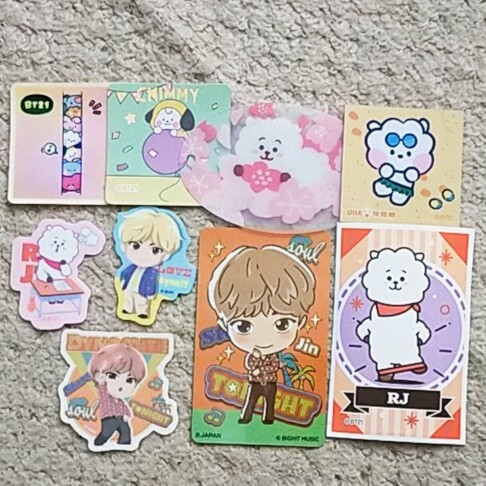 【未使用】BTS『TinyTAN(タイニータン)シール・ステッカーセット』9種類拍卖