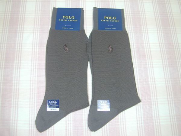 ポロラルフローレン*ビジネスソックス靴下( 9)2点/25-27cm/新品/送料込拍卖