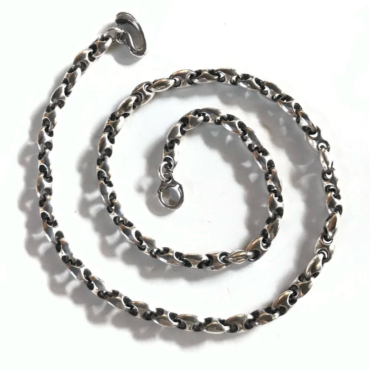 シルバー925 silver925 ネックレス チェーン アンカー モチーフ ウォレットチェーン アレンジにもオススメ拍卖