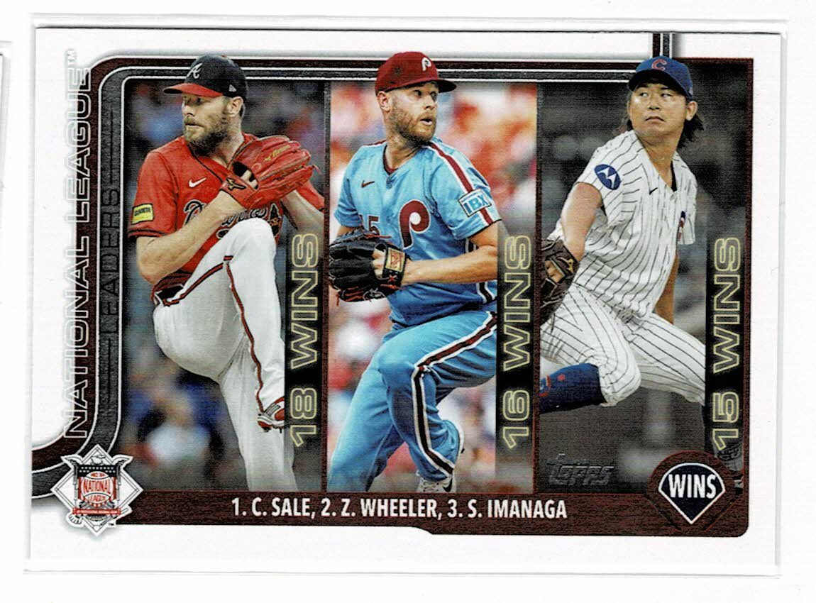2025 Topps S1 Chris Sale/Zach Wheeler/今永昇太拍卖