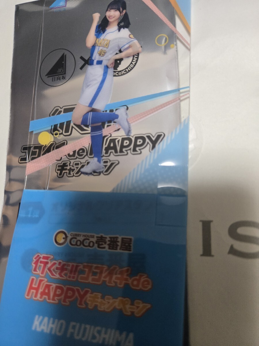 即決! ココイチ 日向坂46 限定 オリジナルクリアスタンド 藤嶌果歩拍卖