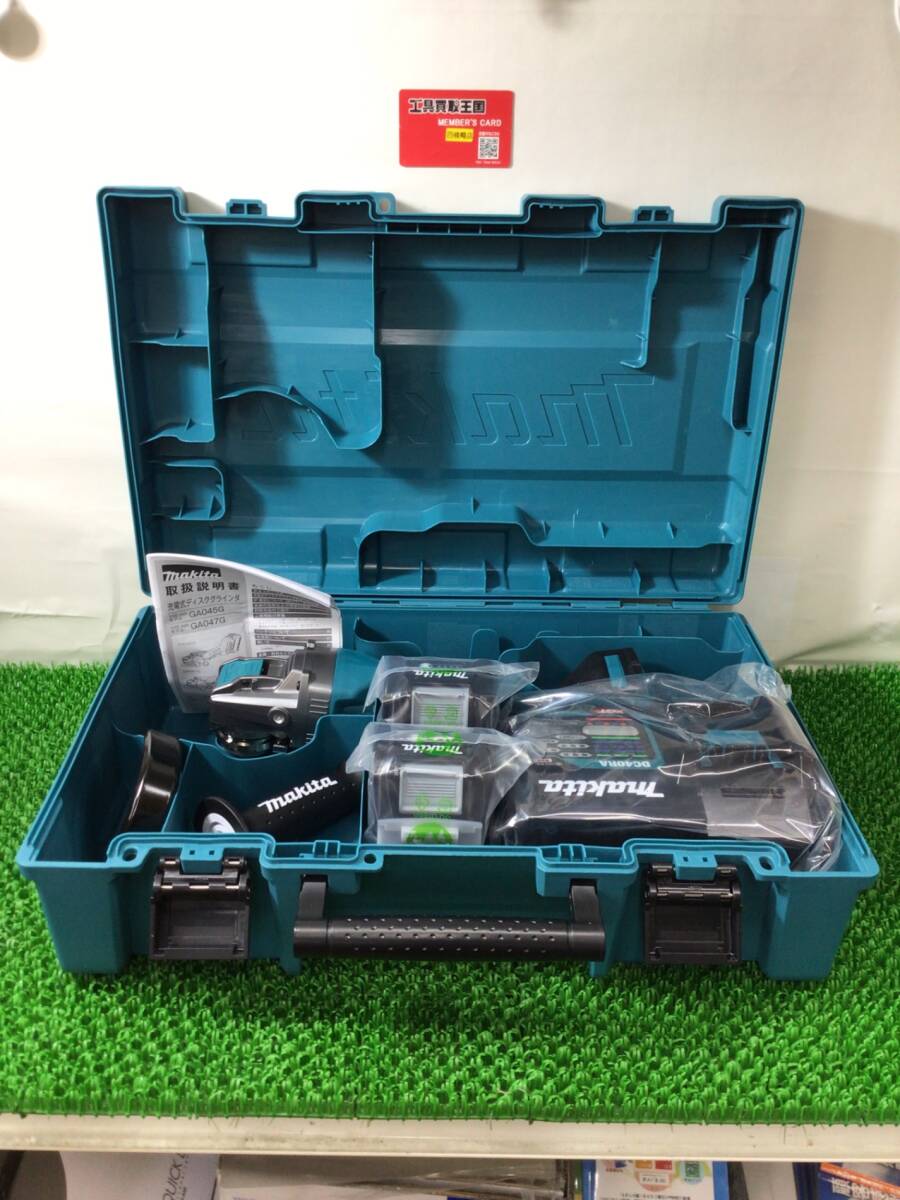 未使用中古品 電動工具 makita(マキタ) 100㎜40v充電式ディスクグラインダ GA045GRMX 鉄工 金属加工.切断 研磨. ITPKGLWXLDZW拍卖