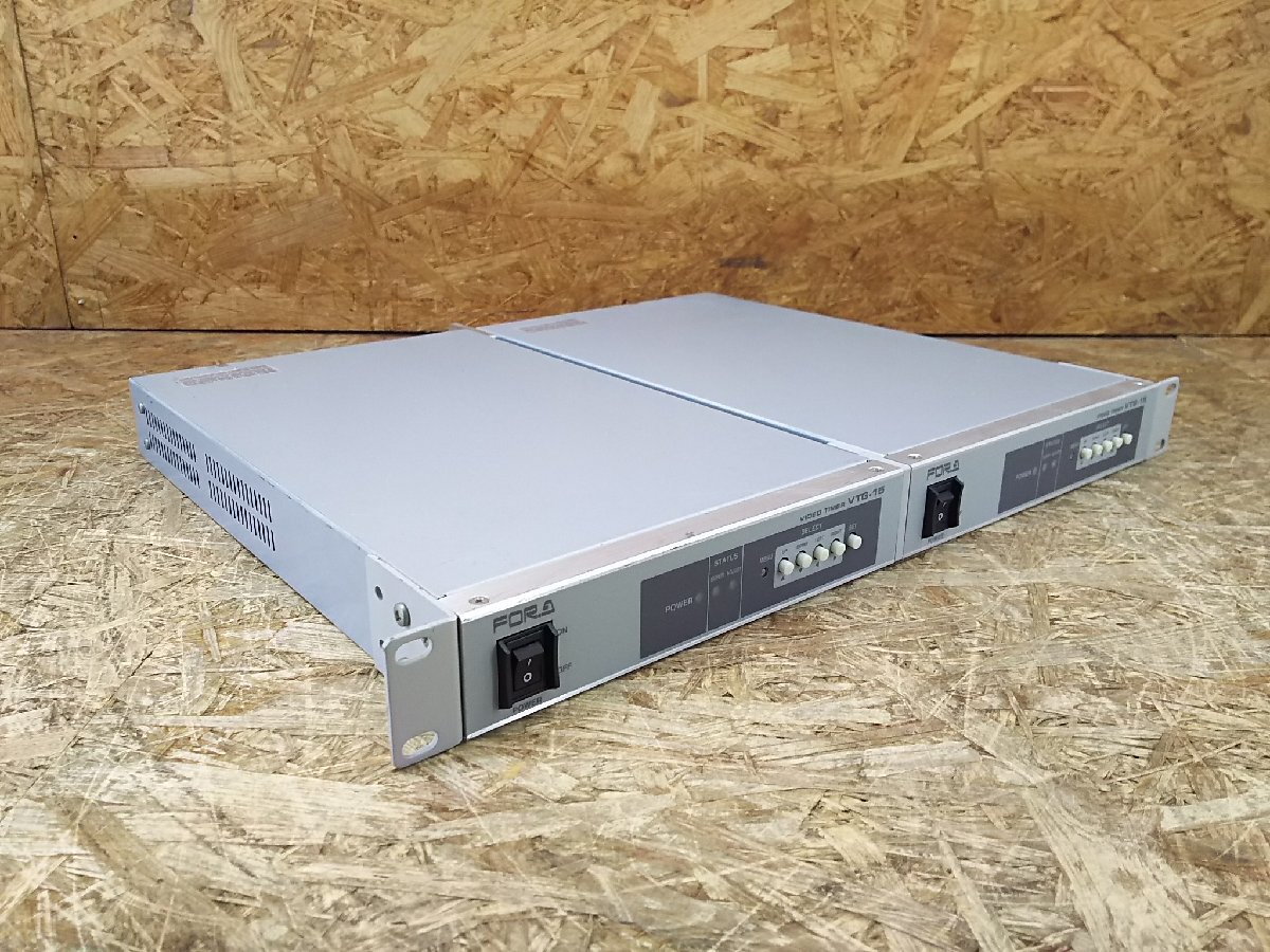 ◎【簡易動作確認済み】FOR.A VTG-15 VIDEO TIMER ビデオタイマー 2台セット 現状品◎Z-2412拍卖