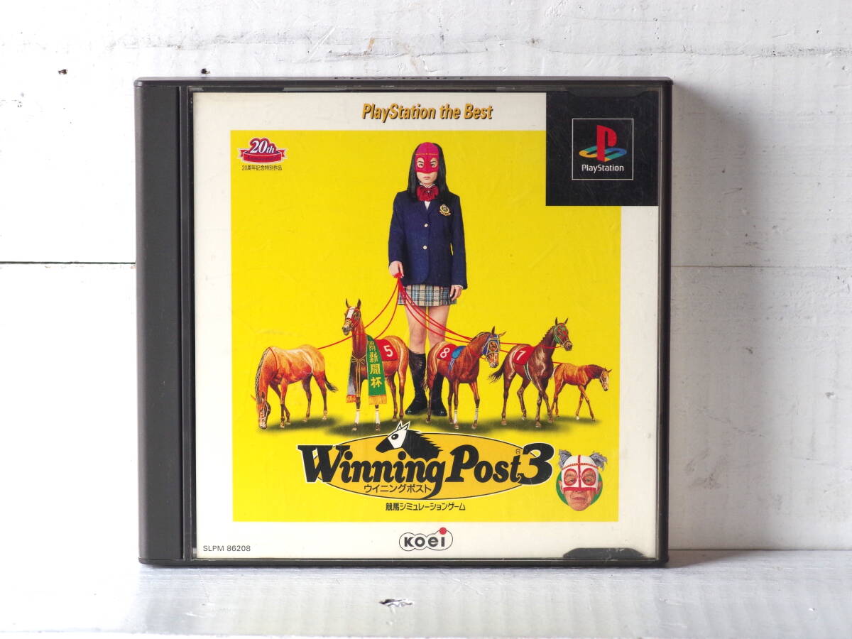 M12108【PS】Winning Post3 ウィニングポスト3 起動確認OK! ディスク小傷あり説明書 相性チェックシート 葉書etc付 ゆうメール150g拍卖