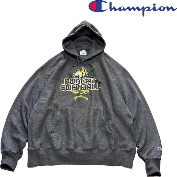 1点物◆チャンピオン4XLリバーススウェットパーカー古着メンズレディースOKアメカジ90sストリート中古スポーツトレーナー虎トラ寅348588拍卖