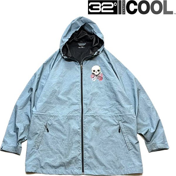 1点物◆32℃COOLナイロンジャケット薄手雨具レインパーカー古着メンズXXLレディースOKアメカジ90sストリートUSAブランドアウター中古348649拍卖