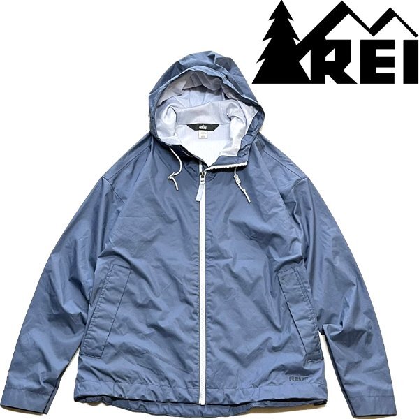 1点物◆REI薄手ナイロンジャケット雨具レインパーカー古着SメンズレディースOKアメカジ90sストリートUSAブランドアウター中古/登山348650拍卖