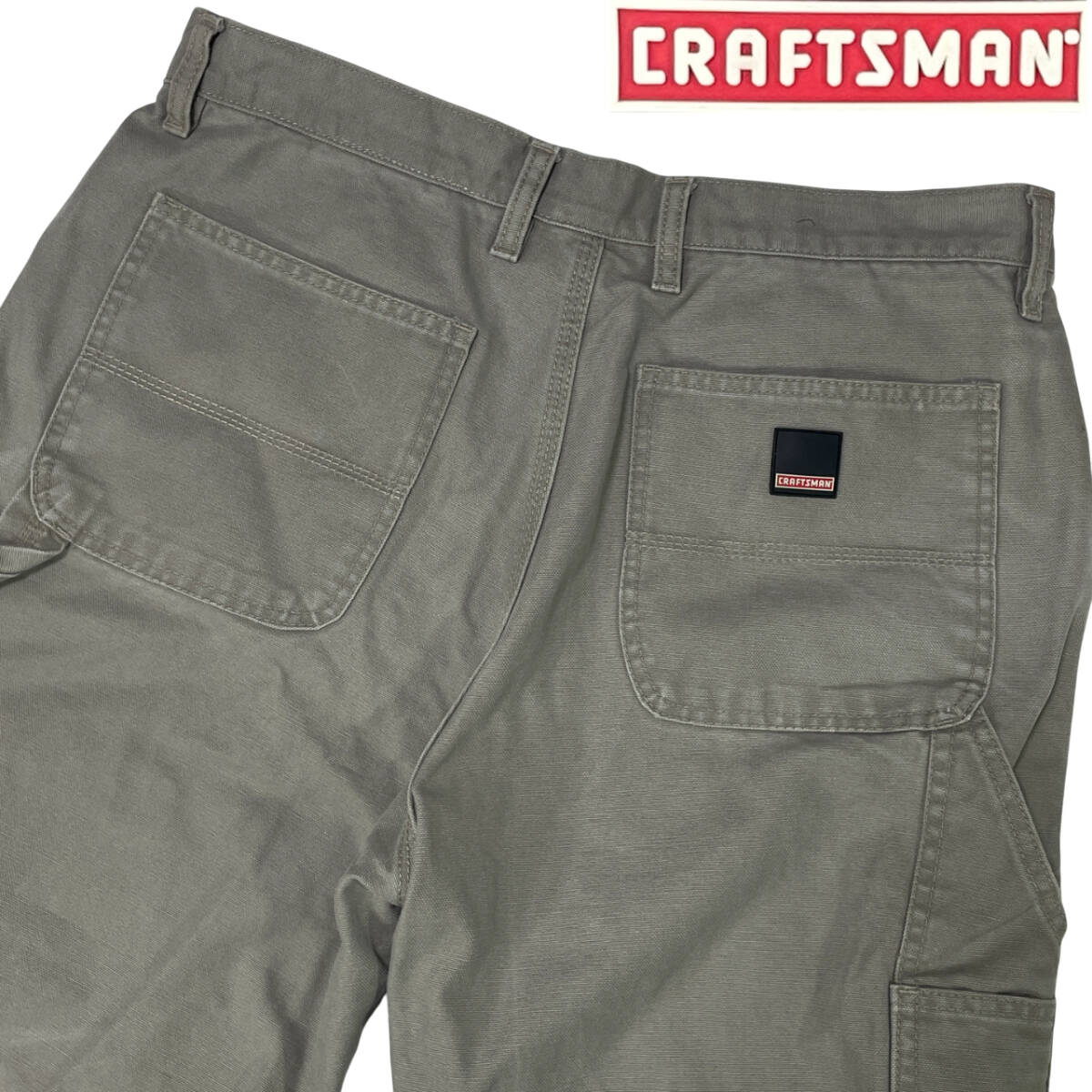 CRAFTSMAN ダック ペインターパンツ 実寸 (約87cm W34相当) ダック地 デニム パンツ アメカジ ワークパンツ拍卖