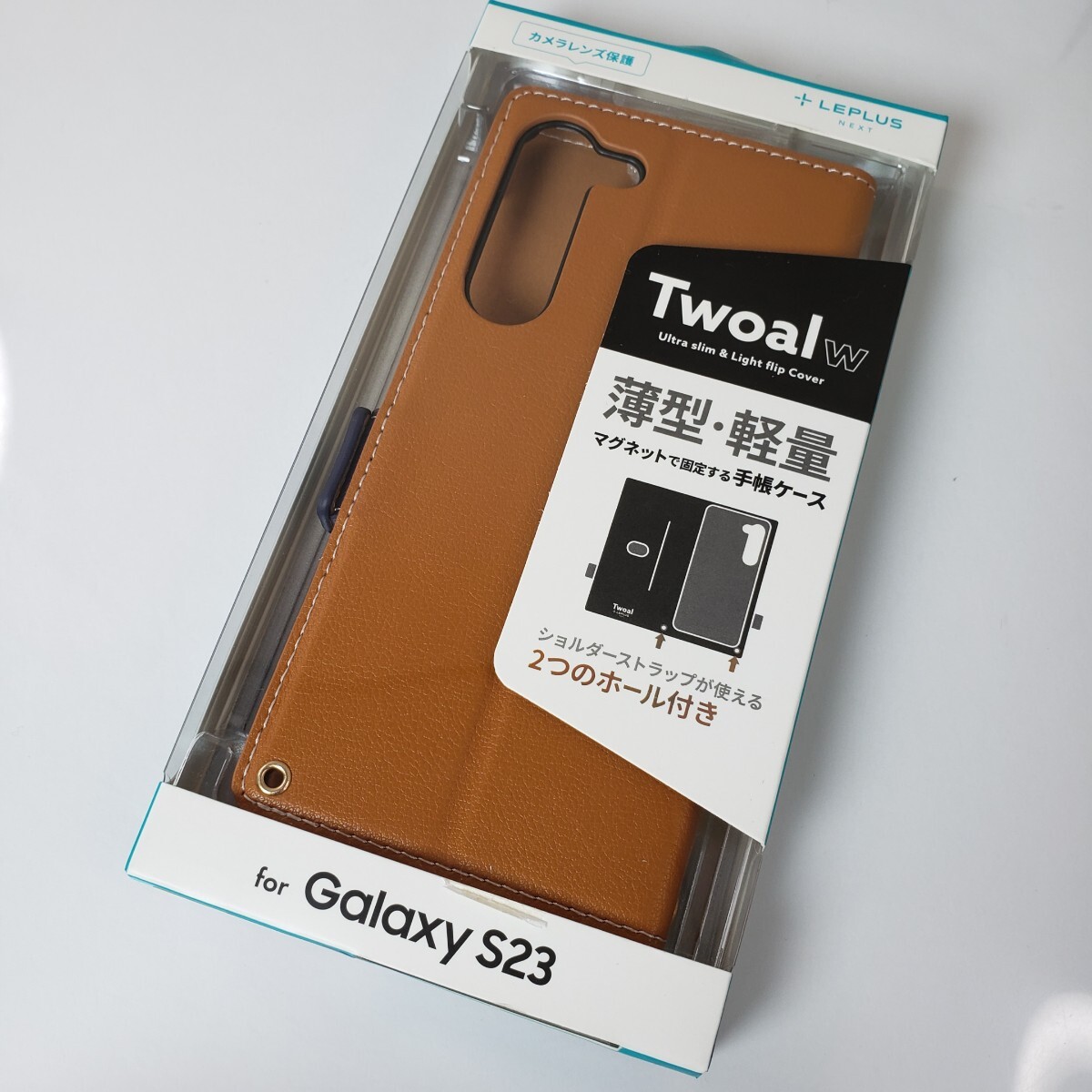 Galaxy S23 手帳型ケース キャメル 1511拍卖
