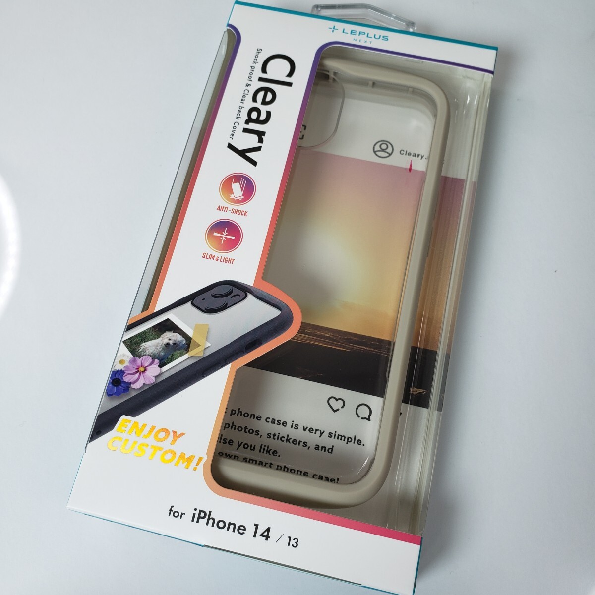 iPhone13 iPhone14 耐衝撃ハイブリッドケース ベージュ 1077拍卖