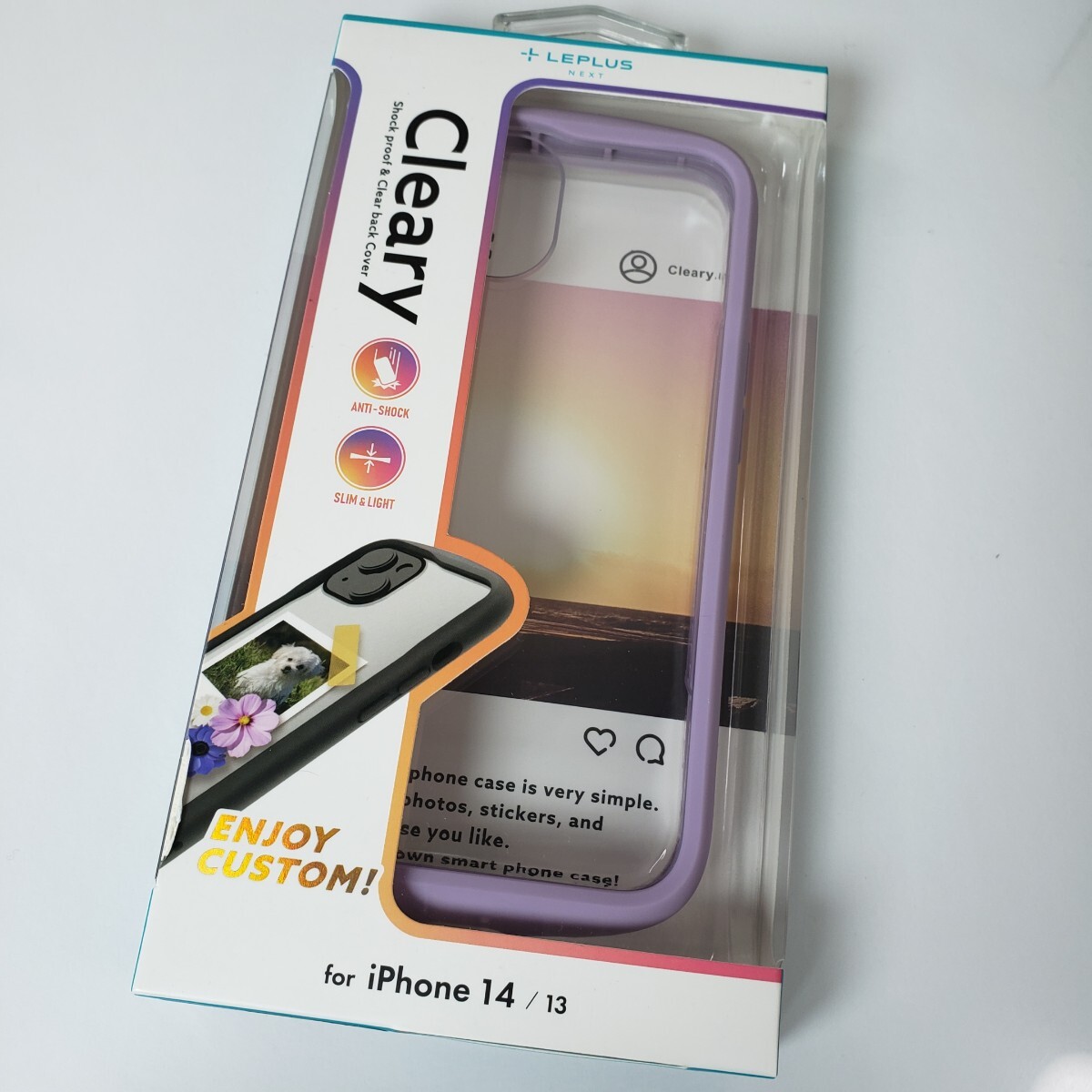 iPhone13 iPhone14 耐衝撃ハイブリッドケース ラベンダー 1168拍卖