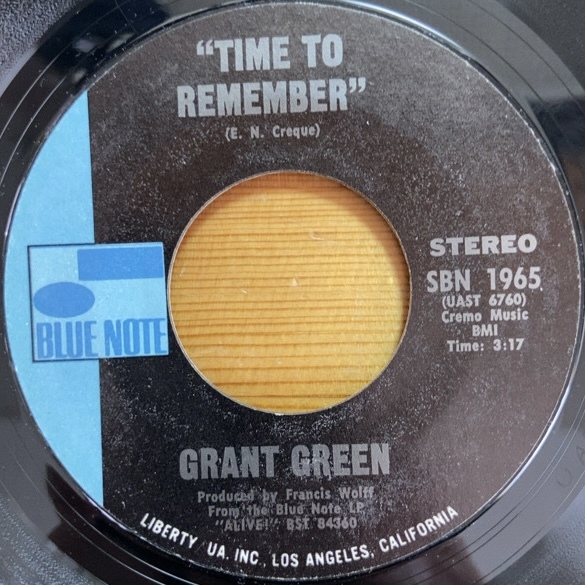 GRANT GREEN SOOKIE, SOOKIE / TIME TO REMEMBER 45's 7インチ拍卖