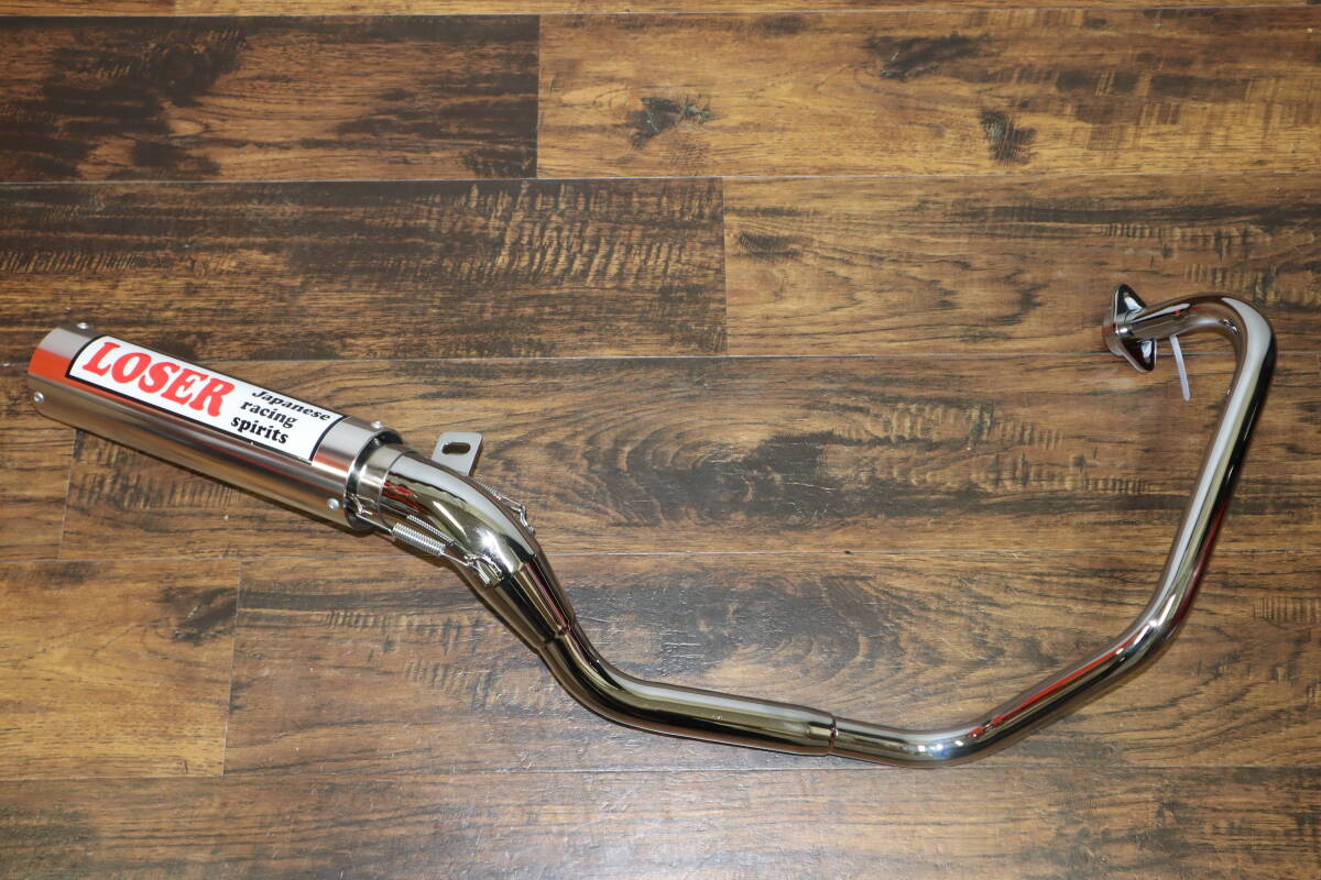 エイプ50 APE50 名作 NEW LOSER管 AC16 メッキ ルーザー管 美音 良音 新品未使用 すり鉢サイレンサー入り 3拍卖